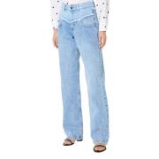 Hoge Taille Jeans Casual Stijl Co'Couture , Blue , Dames