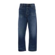 Blauwe Five-Pocket Jeans met Lichteffect Agolde , Blue , Heren