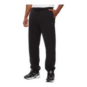 Joggingbroek - Zwart Geborduurd Logo Calvin Klein , Black , Heren