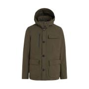 Groene Stag 3-in-1 Waterdichte Field Jacket Woolrich , Green , Heren