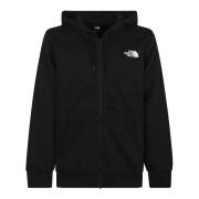 Eenvoudige Dome Rits Hoodie The North Face , Black , Heren