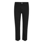 Elegante Lange Broek Max Mara , Black , Dames