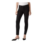 Jeans 721 High Rise Skinny Levi's , Black , Dames