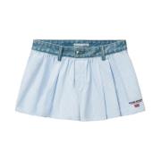 Blauwe Shorts met Knoopsluiting T by Alexander Wang , Blue , Dames