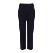 Donkerblauwe Geknipte Broek Patou , Blue , Dames