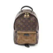 Pre-owned Canvas backpacks Louis Vuitton Vintage , Brown , Dames