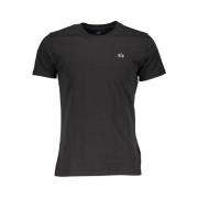 Elegant T-shirt met korte mouwen en ronde hals La Martina , Black , He...