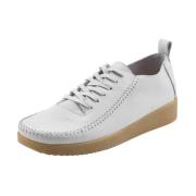 Elly Sko Leer Nature Footwear , Beige , Dames