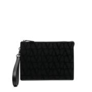 Iconographe Handtas met Afneembare Polsband Valentino Garavani , Black...