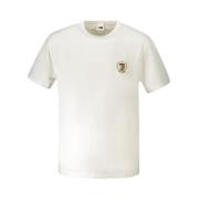 Witte Katoenen Crew Neck T-shirt Tommy Hilfiger , White , Heren