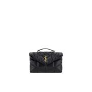 Gewatteerde leren schoudertas Saint Laurent , Black , Dames