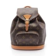 Pre-owned Canvas backpacks Louis Vuitton Vintage , Brown , Dames