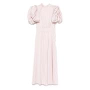 Roze Pofmouw Jurk Rotate Birger Christensen , Pink , Dames