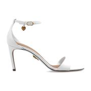 Sandalettes met hak Dolce & Gabbana , White , Dames