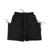 Casual Denim Shorts voor Mannen Y-3 , Black , Dames