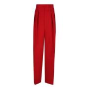 Rode Broek met Verborgen Rits Max Mara , Red , Dames