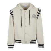 Witte hoodie met logoprint Off White , White , Heren