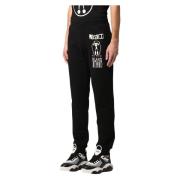 Katoenen Broek Moschino , Black , Heren