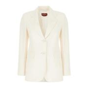 Stijlvolle Jassen en Vesten Collectie Max Mara Studio , Beige , Dames