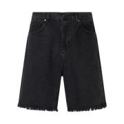 Katoenen Bermuda Shorts Vision OF Super , Black , Heren