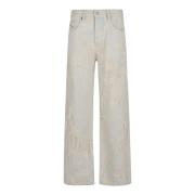 Neutrale Jeans voor Vrouwen Ss25 Diesel , Beige , Dames