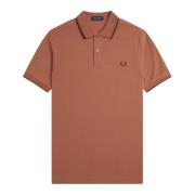 Oranje Twin Tipped Polo Shirt Fred Perry , Orange , Heren