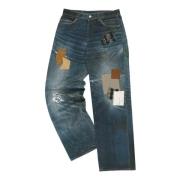 Blauwe Patchwork Jeans Stijlvolle Casual Uitstapjes Andersson Bell , B...