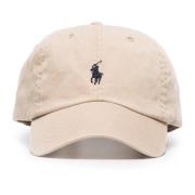 Geborduurde Pony Beige Katoenen Hoed Polo Ralph Lauren , Beige , Heren