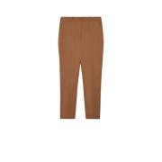 Katoenen Broek Max Mara , Brown , Dames