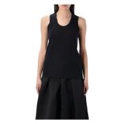 Poly Tank Top Comme des Garçons , Black , Dames