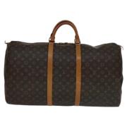 Pre-owned Canvas travel-bags Louis Vuitton Vintage , Brown , Dames