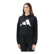 Zwarte hoodie Essentials Big Logo Adidas , Black , Dames