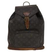 Pre-owned Canvas backpacks Louis Vuitton Vintage , Brown , Dames