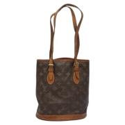 Pre-owned Canvas louis-vuitton-bags Louis Vuitton Vintage , Brown , Da...