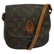 Pre-owned Canvas louis-vuitton-bags Louis Vuitton Vintage , Brown , Da...