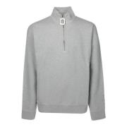 Sweatshirt met hoge kraag en ritssluiting JW Anderson , Gray , Heren