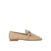 Raffia mocasin Alma EN Pena , Beige , Dames