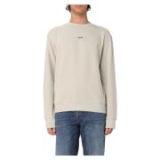 Zachte Fleece Crew Neck Sweater Hugo Boss , Beige , Heren