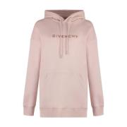 Roze Katoenen Hoodie Aw24 Givenchy , Pink , Dames