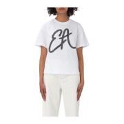 Witte T-shirts en Polos Emporio Armani , White , Dames