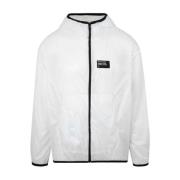 Witte Hooded Windbreaker Jas Ss22 Moncler , White , Heren