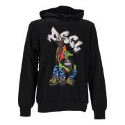 Lichtgewicht hoodie met geribbelde manchetten Disclaimer , Black , Her...