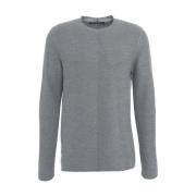 Grijze Gebreide Pullover Sweater Aw24 Hannes Roether , Gray , Heren