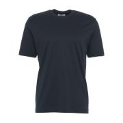 Blauw Katoenen T-shirt Eli Stijl Stefan Brandt , Blue , Heren