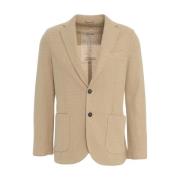 Klassieke Beige Blazer Easy Jacket Circolo 1901 , Beige , Heren