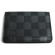 Pre-owned Leather wallets Louis Vuitton Vintage , Black , Heren