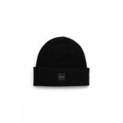 Chunky Open Rib Cashmere Beanie Calvin Klein , Black , Dames