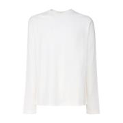 Wit T-shirt met lange mouwen Jil Sander , White , Heren