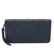 Pre-owned Canvas wallets Louis Vuitton Vintage , Black , Dames