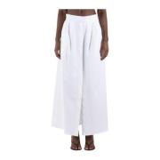 Witte Katoenen Rok Max Mara , White , Dames